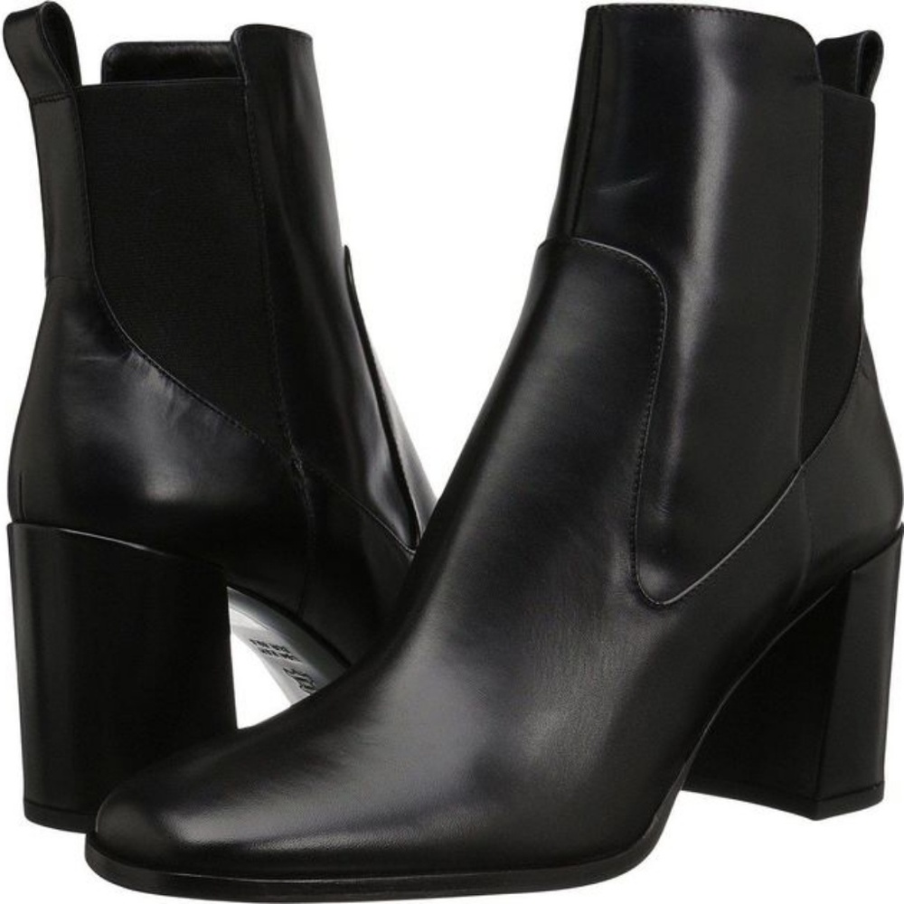 Via Spiga Delaney square-toe heeled chelsea boots